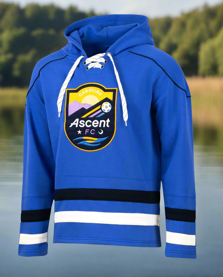Hockey Style (Ascent Blue) Unisex Adult Hoodie