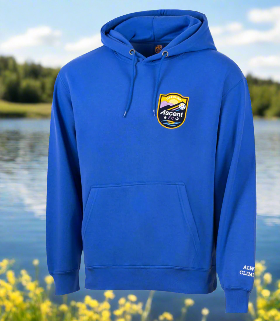 Relaxed Fit (Ascent Blue) Unisex Adult Hoodie