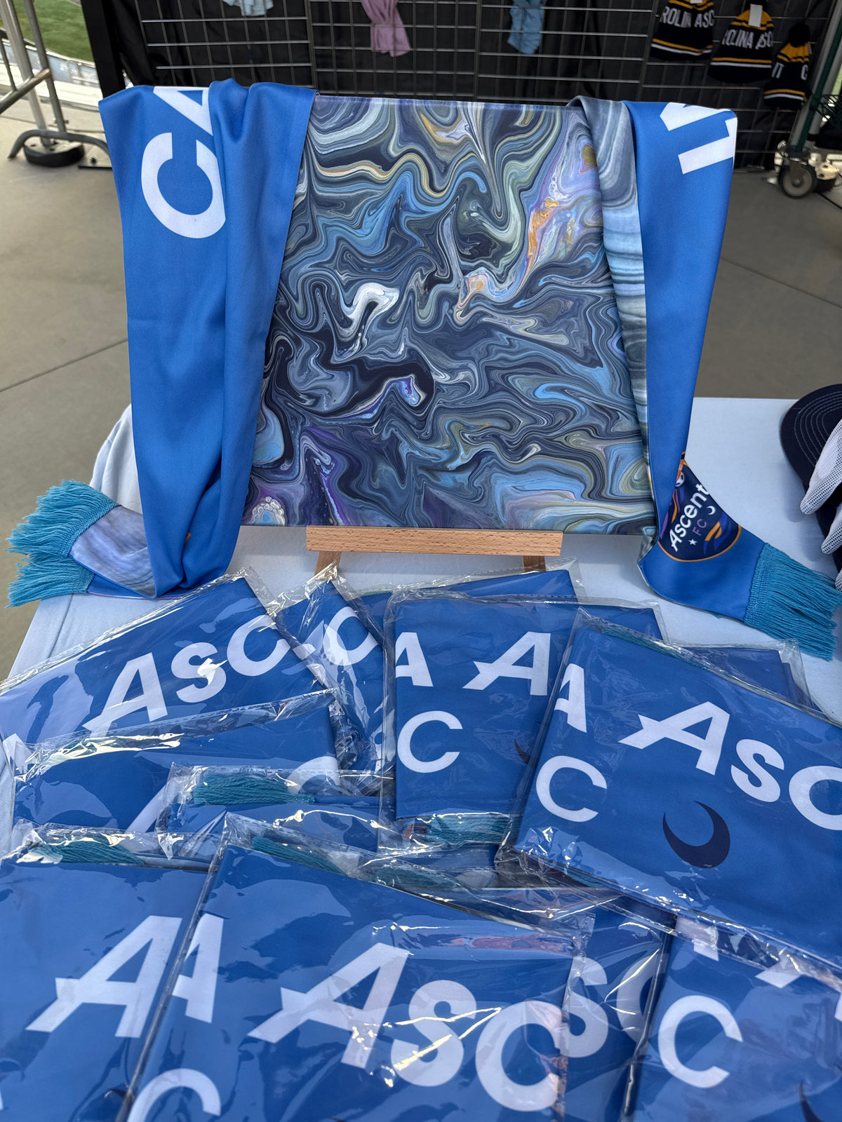 Queen City Blues Scarf by S Dot James x Carolina Ascent