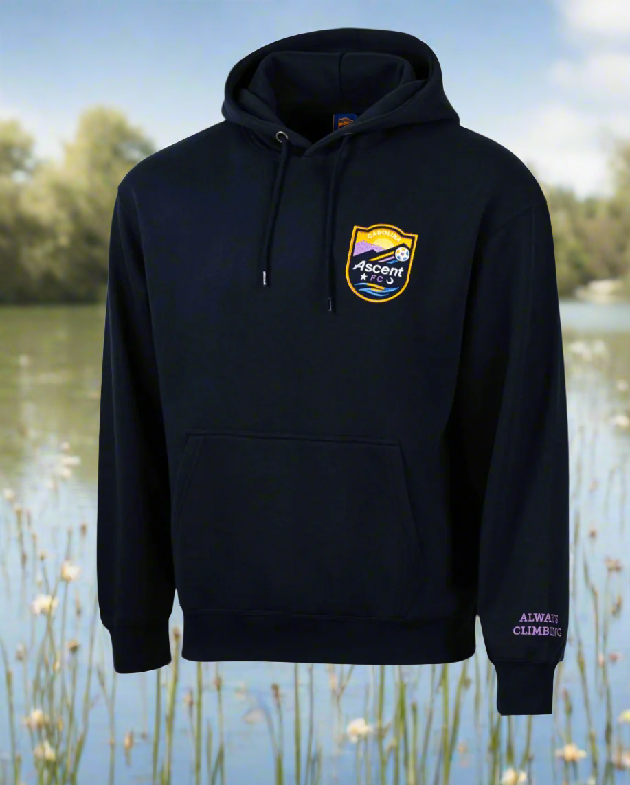 Relaxed Fit (Navy) Unisex Adult Hoodie