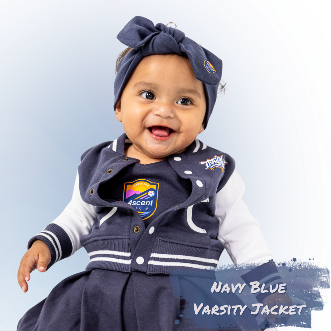 TraIlblazer/Primary Logo (Navy) Infant Varsity Jacket