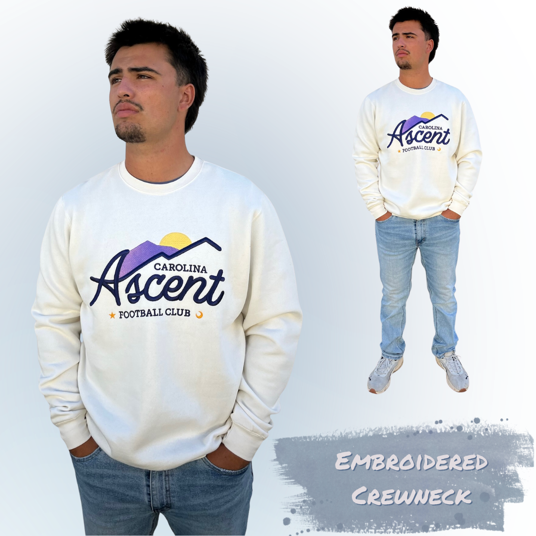 Ascent (cream) Unisex Crewneck