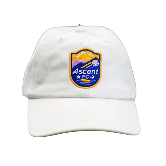 Hat: Primary Crest Dad Cap (White)