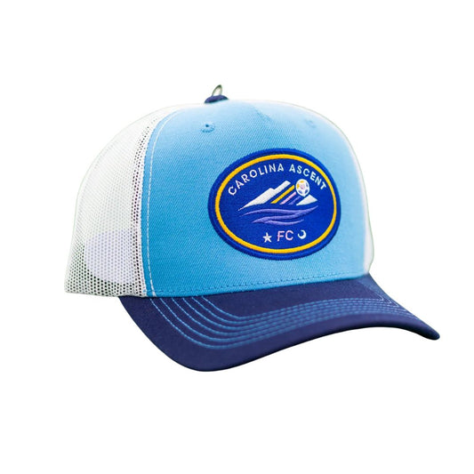 Hat : Trucker (Carolina Blue with Navy brim)