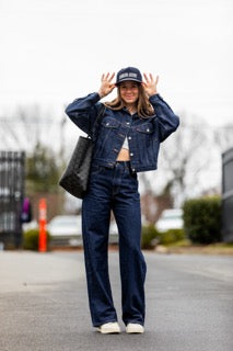 Hat: Corduroy Rope Hat (Navy)