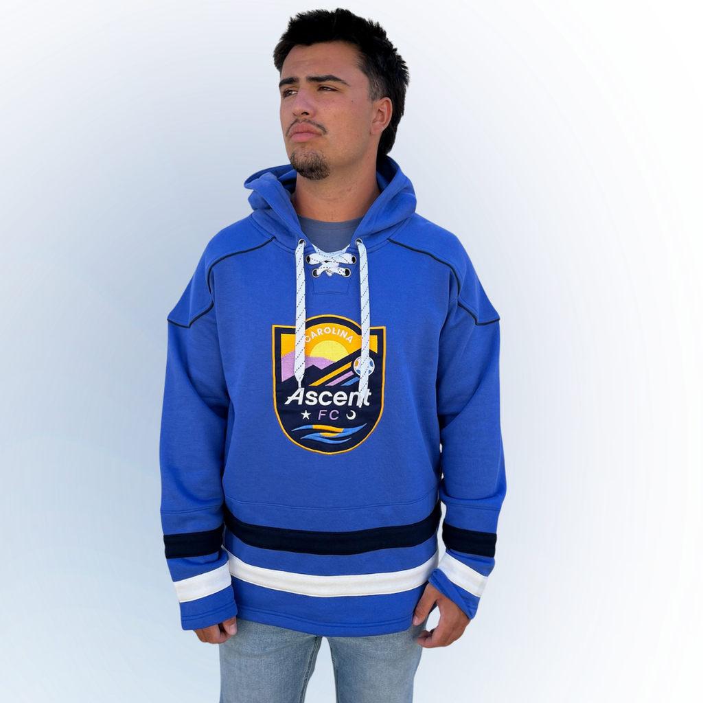 Hockey Style (Ascent Blue) Unisex Adult Hoodie