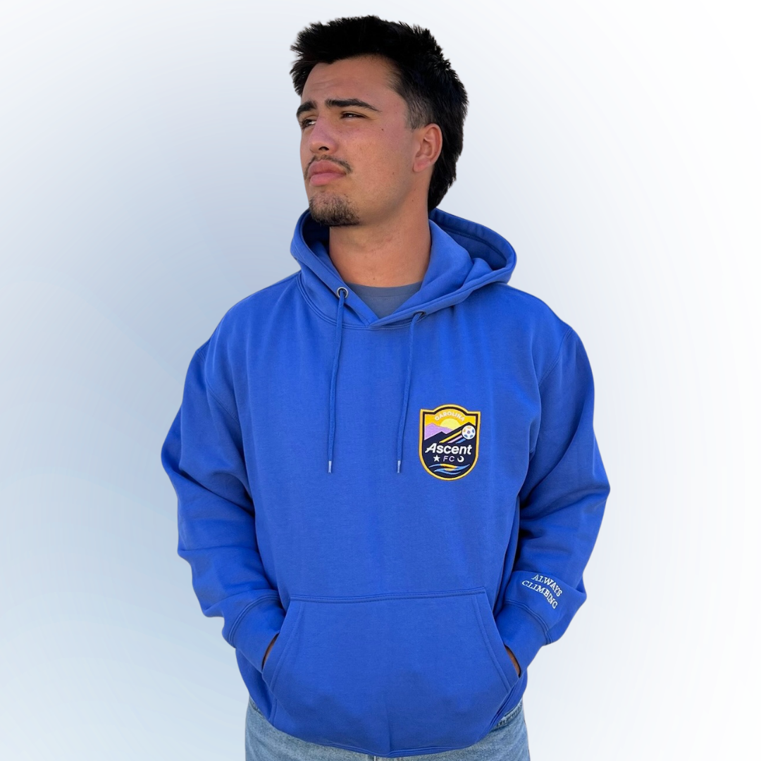 Relaxed Fit (Ascent Blue) Unisex Adult Hoodie