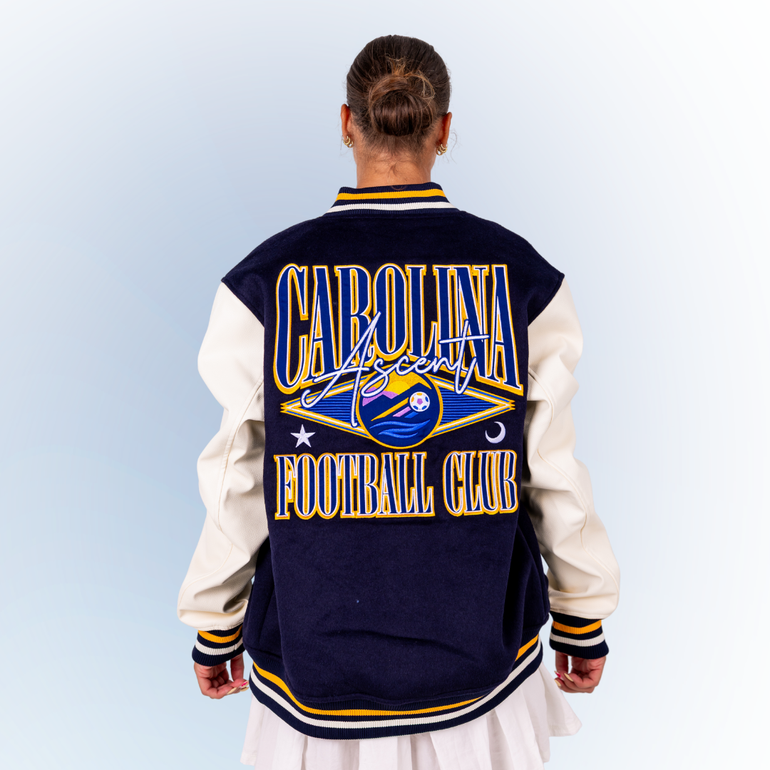 Varsity Wool (Navy/White) Unisex Jacket