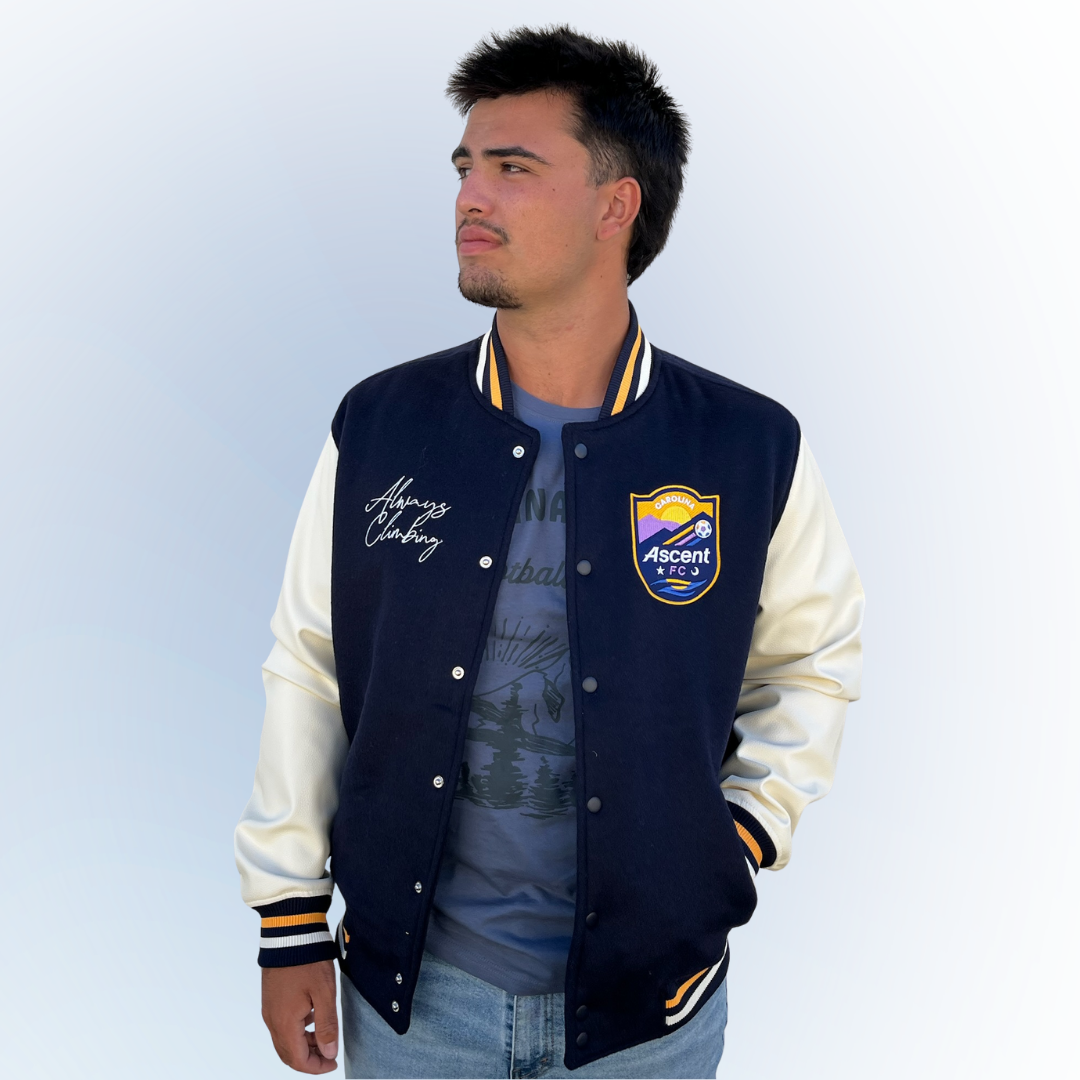 Varsity Wool (Navy/White) Unisex Jacket