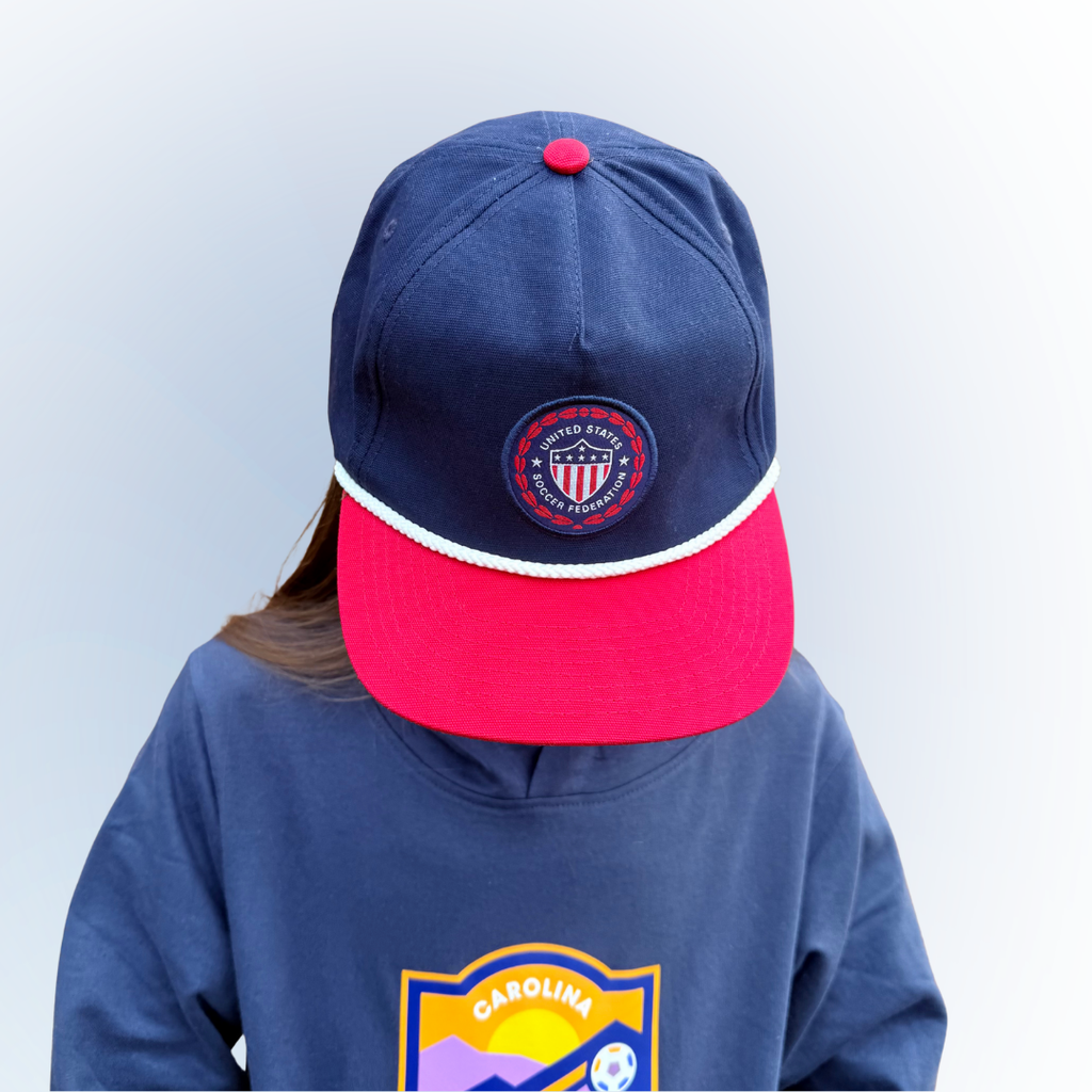 U. S. Soccer Officially Licensed - Navy/Red Rope