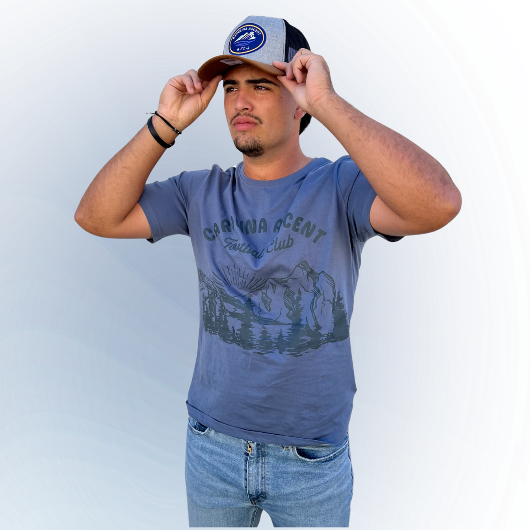 Mountainscape (Oxford Blue) Unisex Shirt