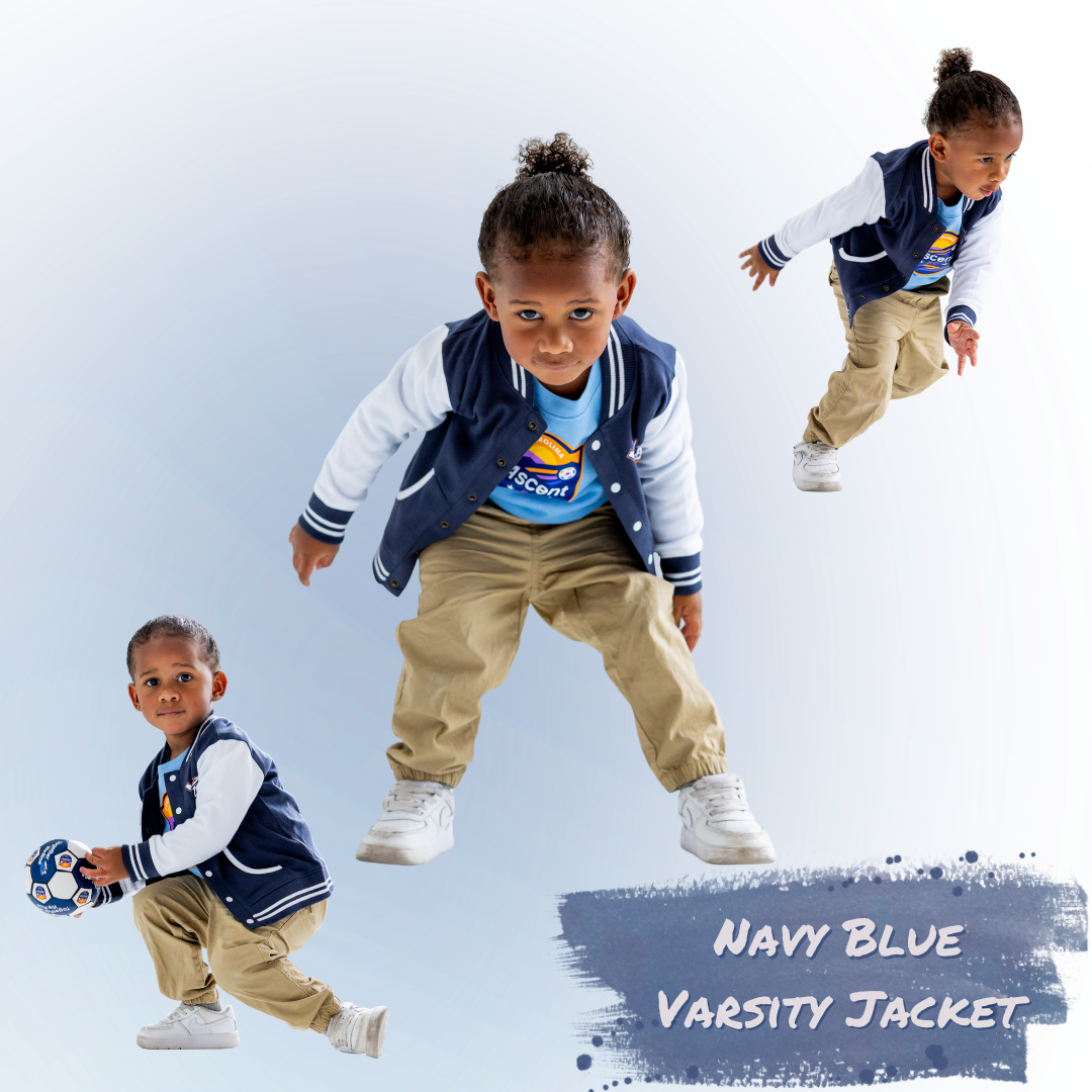 TraIlblazer/Primary Logo (Navy) Toddler Varsity Jacket