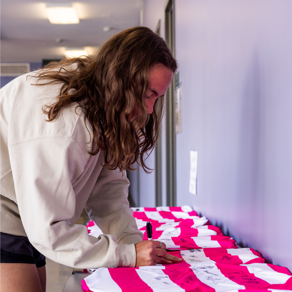 2025 Team Signed - Warm-up Top (Breast Cancer Awareness Month)