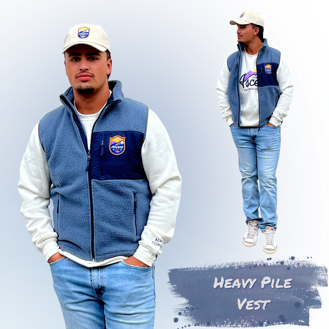 Heavy Pile Vest (Oxford Blue)