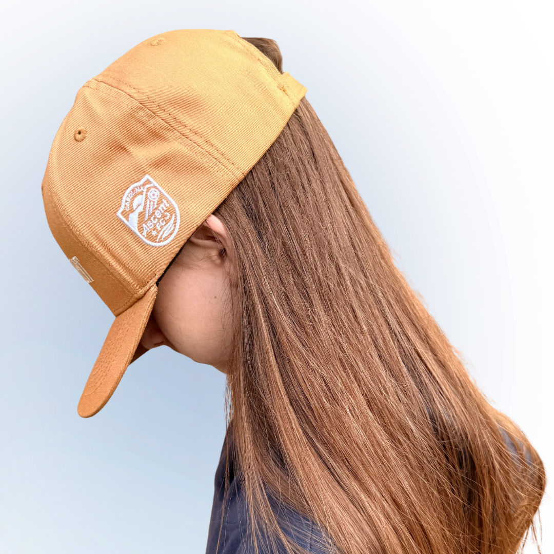 Hat: Word Mark (Wheat)