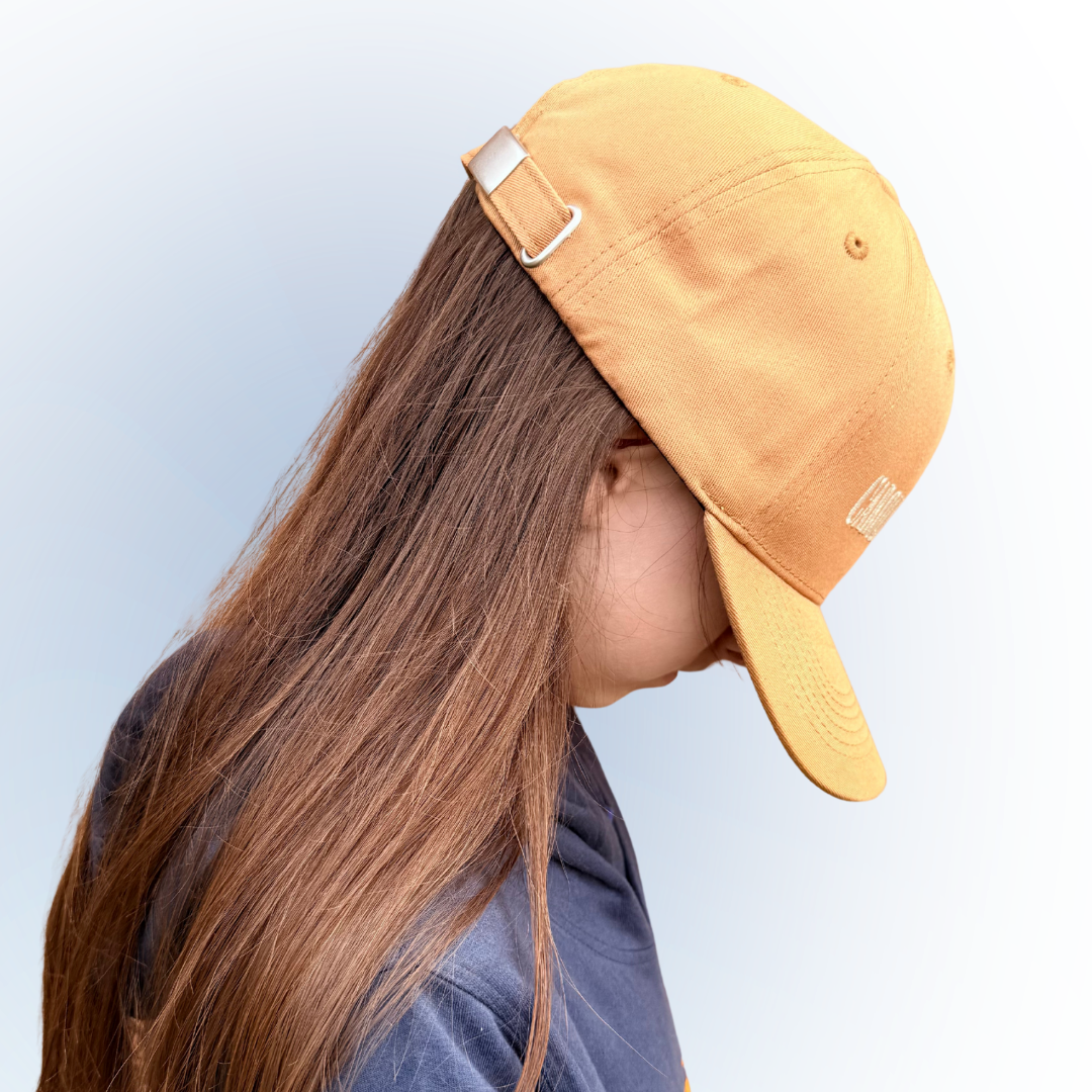 Hat: Word Mark (Wheat)