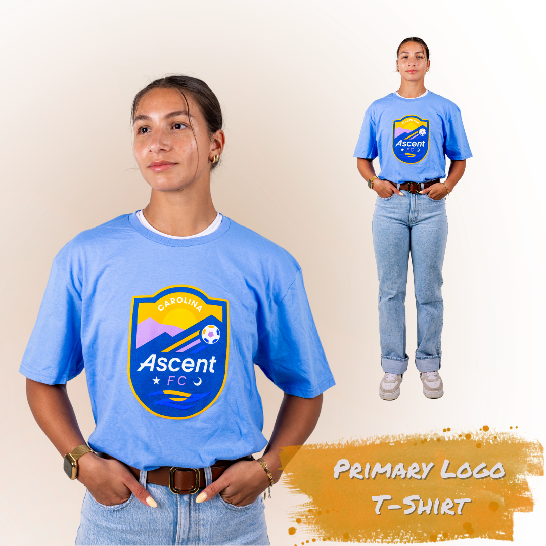 Primary Logo (Carolina Blue) Adult Unisex Shirt