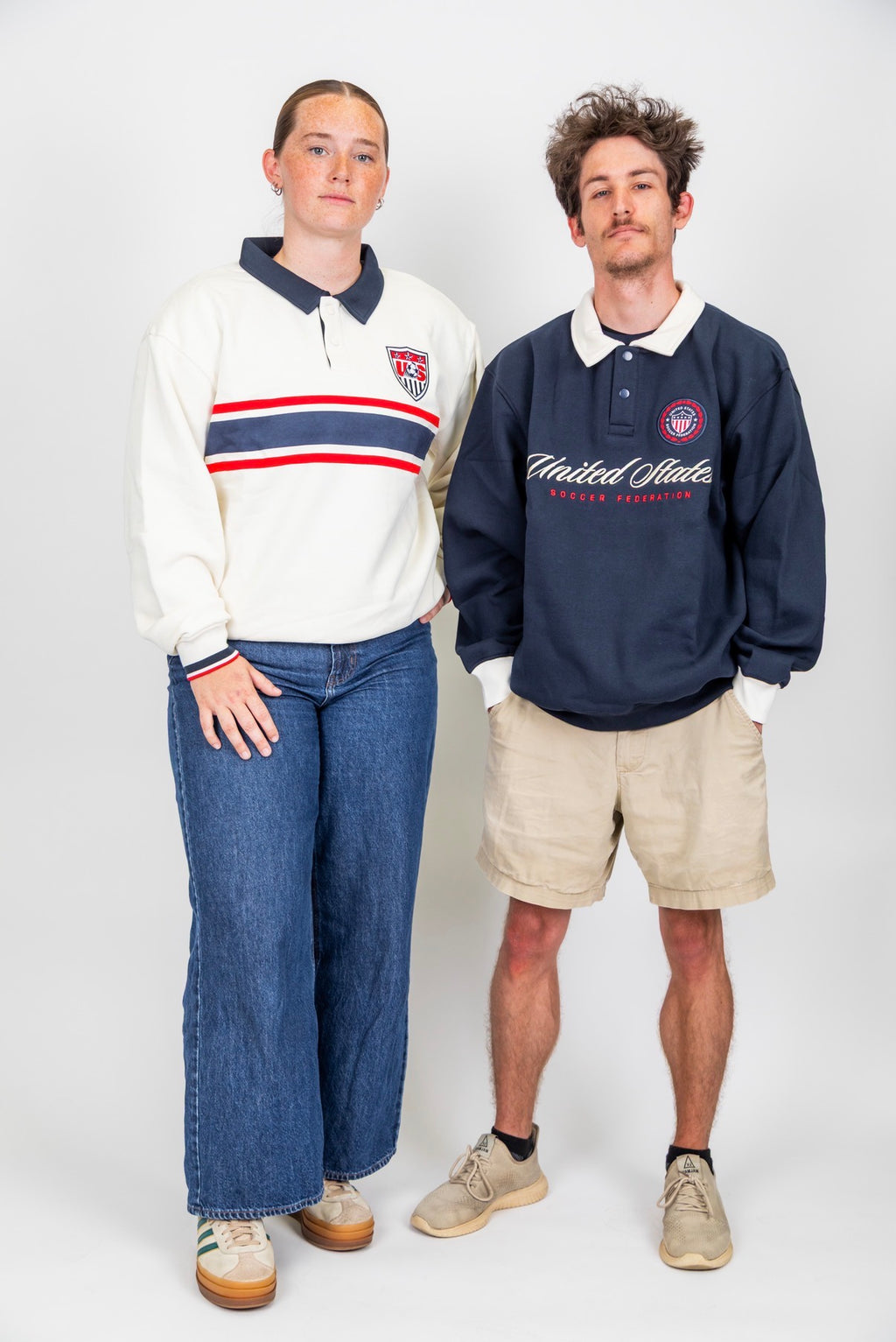 U.S. Soccer Classic Rugger Sweatshirt (navy)