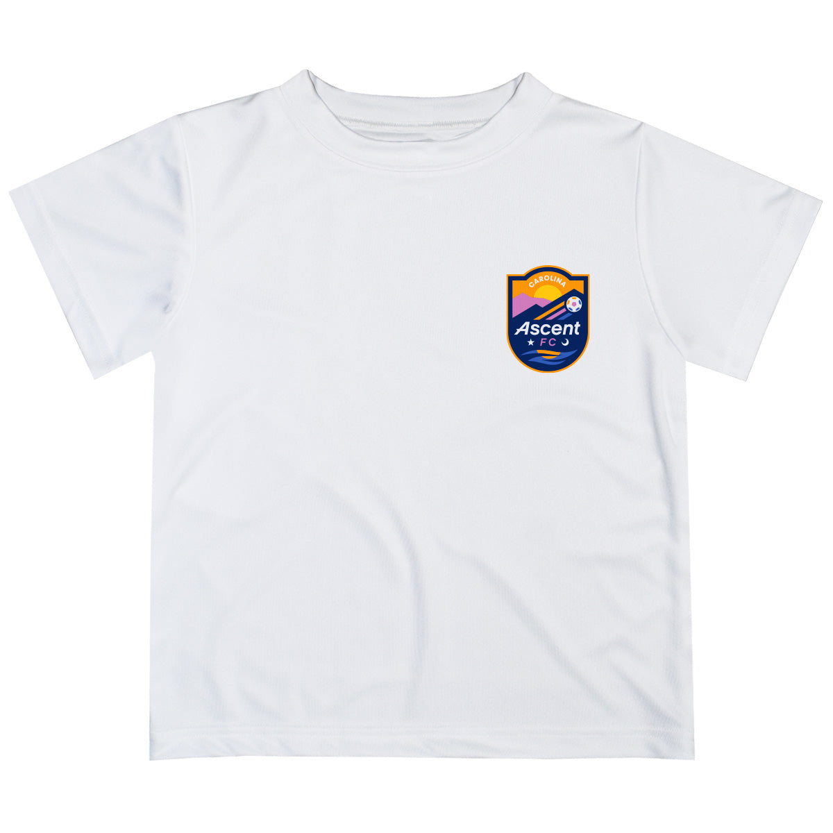 Carolina Ascent Impressions Artwork Boys White Short Sleeve Tee