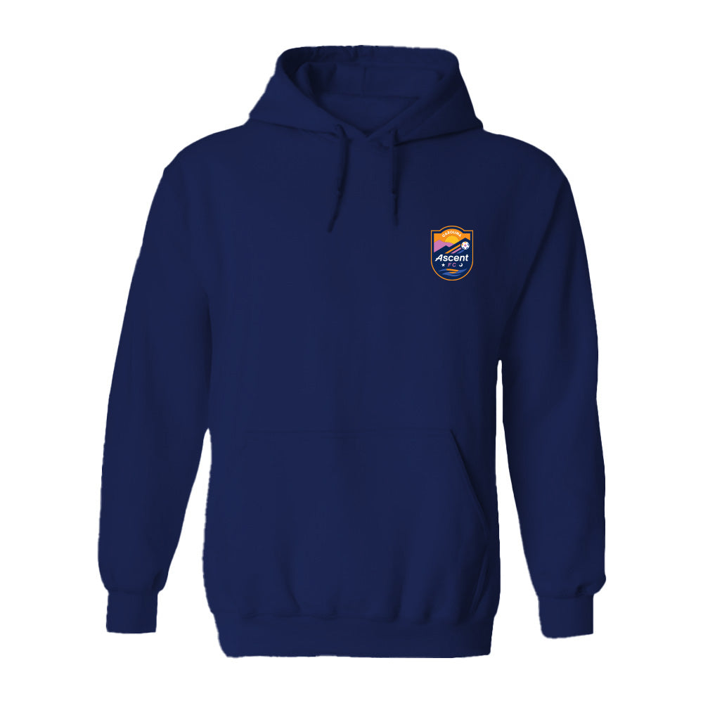 Carolina Ascent Women's Navy Pullover Cotton Hoodie