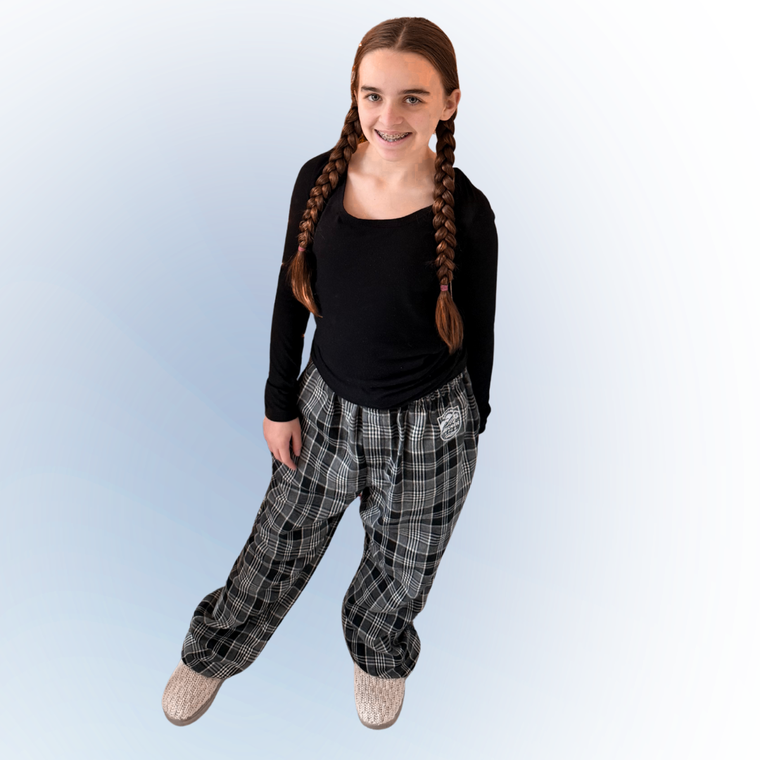 Pants: Flannel Pajama Adult (Grey)