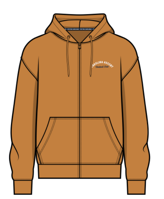 Adult (Ochre) Zip-Up Jacket