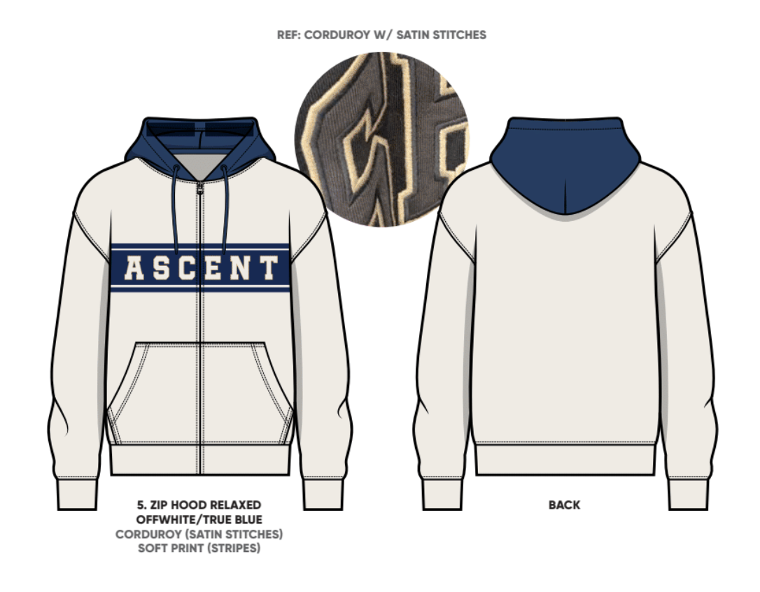 Ascent (Full Zip) Unisex Adult Hoodie