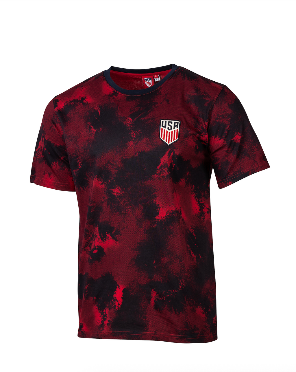 U. S. Soccer Anthem T-shirt (Red/Navy Print)