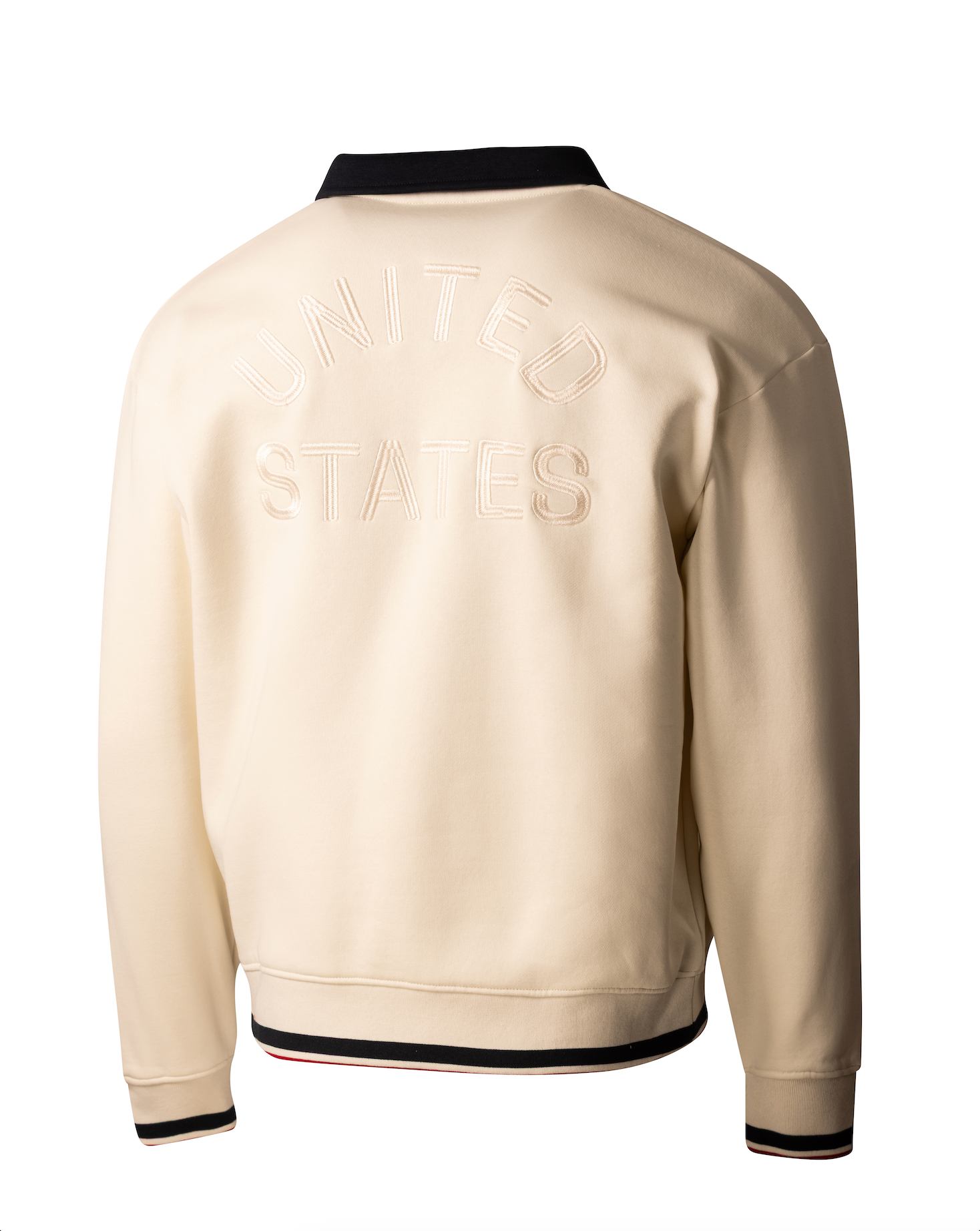U.S. Soccer Licensed - Relaxed Fit Rugger Sweater (cream)