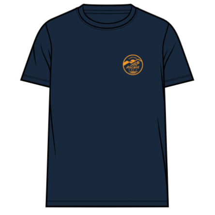 Mountain Ascent (Navy) Unisex Adult Tshirt