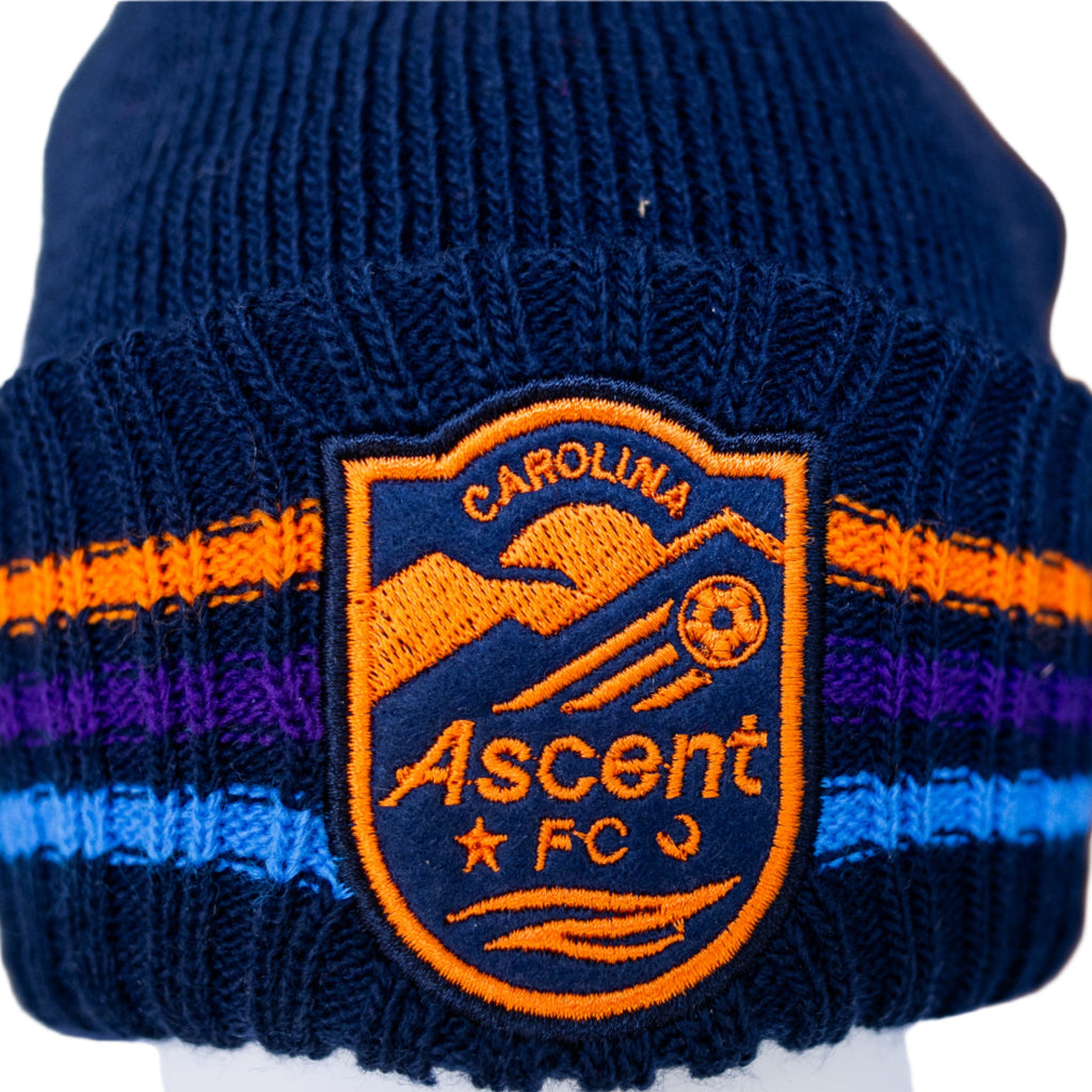 Beanie: Ascent Stripes (Navy)