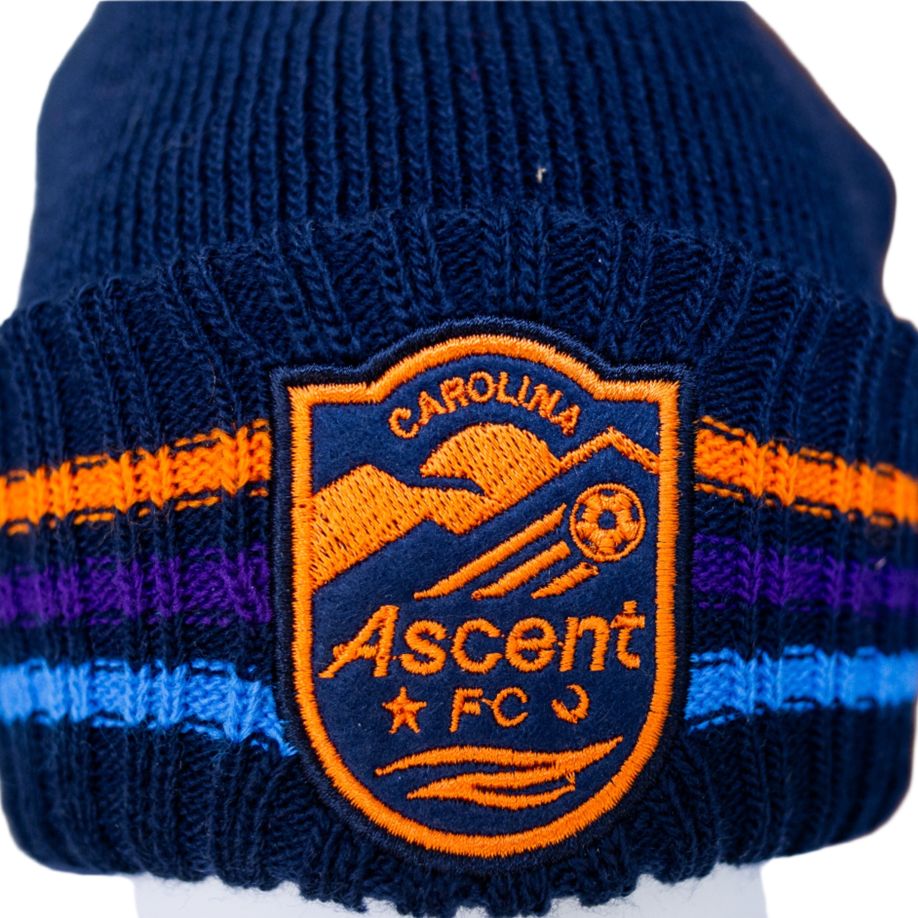 Beanie: Ascent Stripes (Navy)